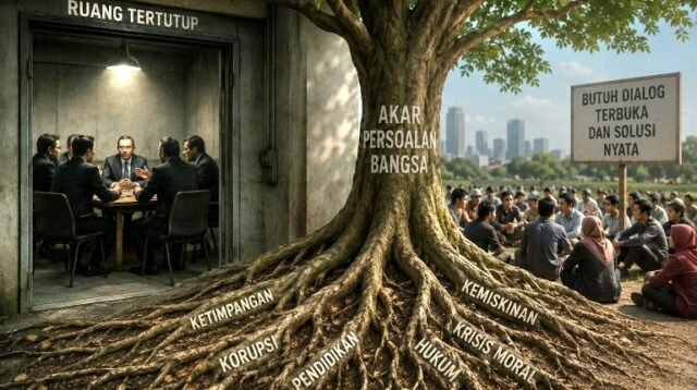 Akar Persoalan Bangsa Tak Cukup Diuji di Ruang Tertutup