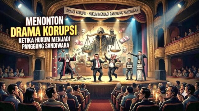 Rakyat Jenuh Tonton Drama Korupsi Jadi Panggung Sandiwara