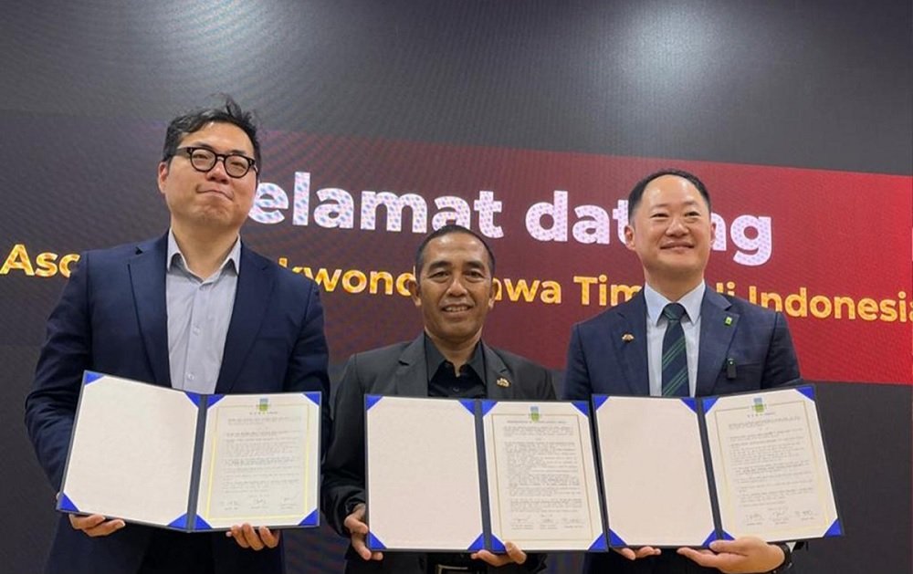 Tingkatkan Pembinaan Atlet Taekwondo, Pengprov TI Jatim Kerja Sama Internasional dengan Korsel
