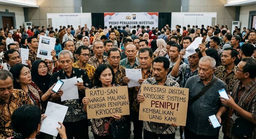 Ratusan Warga Malang Diduga Jadi Korban Penipuan