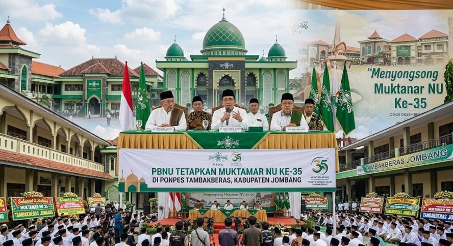 PBNU Tetapkan Muktamar NU Ke-35 di Ponpes Tambakberas Kabupaten Jombang