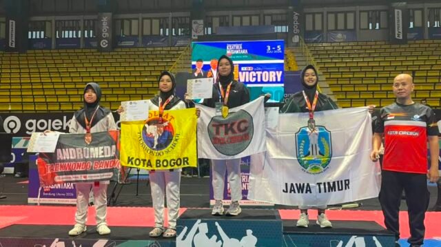 Taekwondo Jatim Tampil Dominan, Raih 6 Medali di Hari Pertama International Ksatria Nusantara
