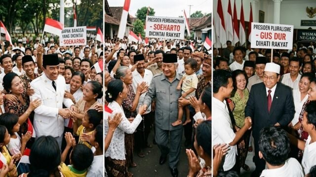 Tiga Tokoh Pemimpin Indonesia Dicintai Rakyat dan Disegani Dunia Internasional