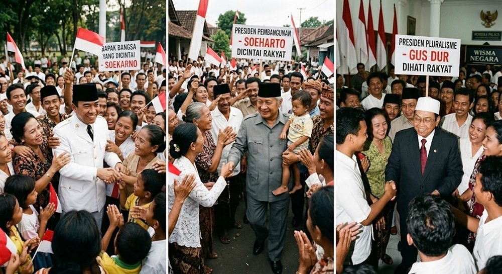 Tiga Tokoh Pemimpin Indonesia Dicintai Rakyat dan Disegani Dunia Internasional