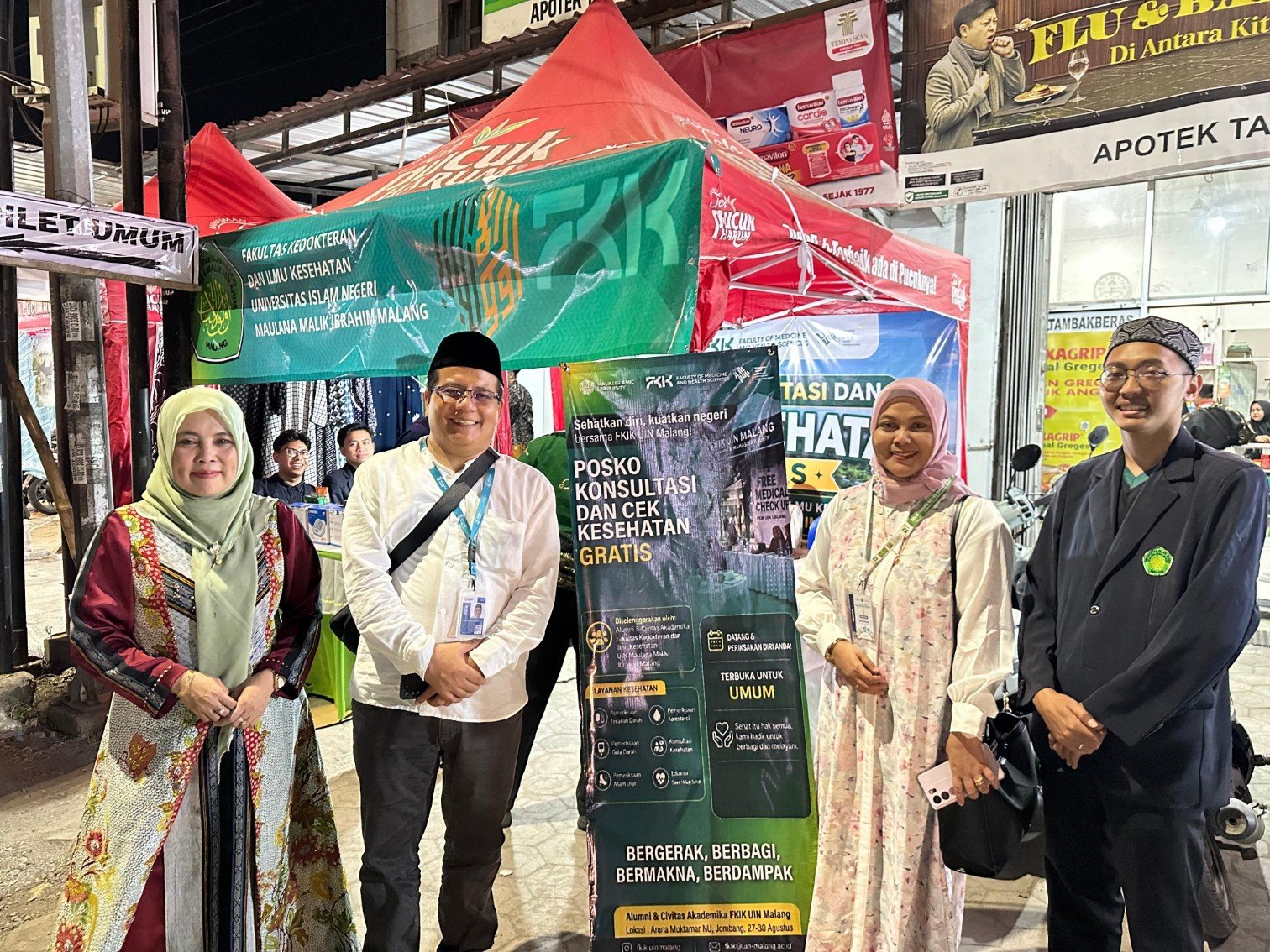UIN Malang Hadirkan Layanan Kesehatan Gratis di Tengah Muktamar ke-35 NU