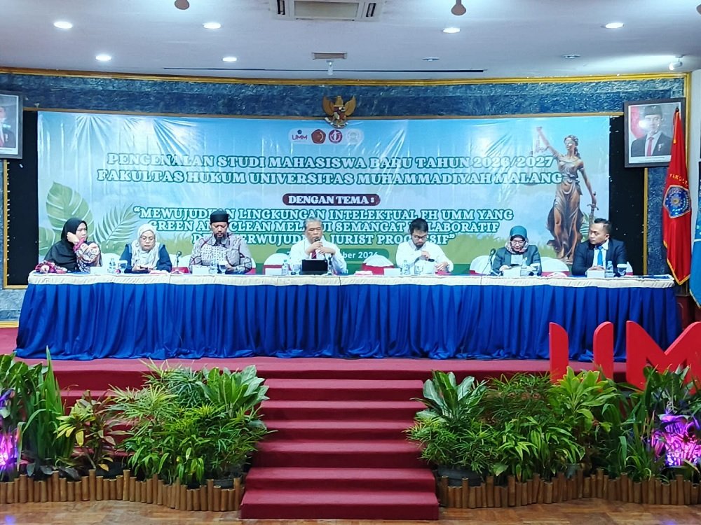 Pesmaba FH UMM 2026 Dekan Tegaskan Komitmen Cetak Lulusan Hukum Unggul Berstandar Global