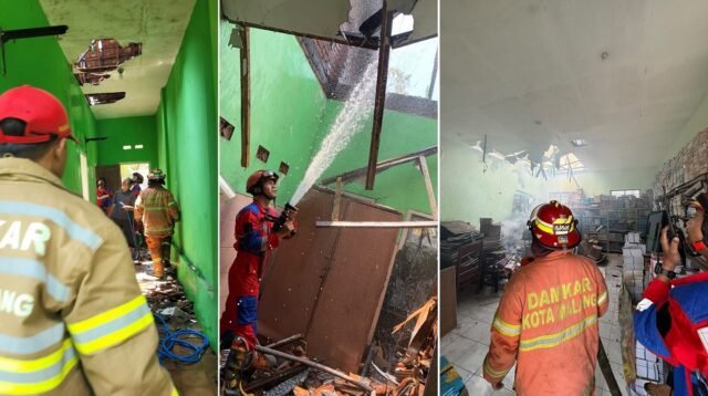 Waspada Kebakaran! Damkar Kota Malang Tangani Empat Insiden Sekaligus dalam Sehari