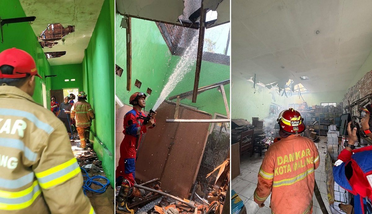 Waspada Kebakaran! Damkar Kota Malang Tangani Empat Insiden Sekaligus dalam Sehari