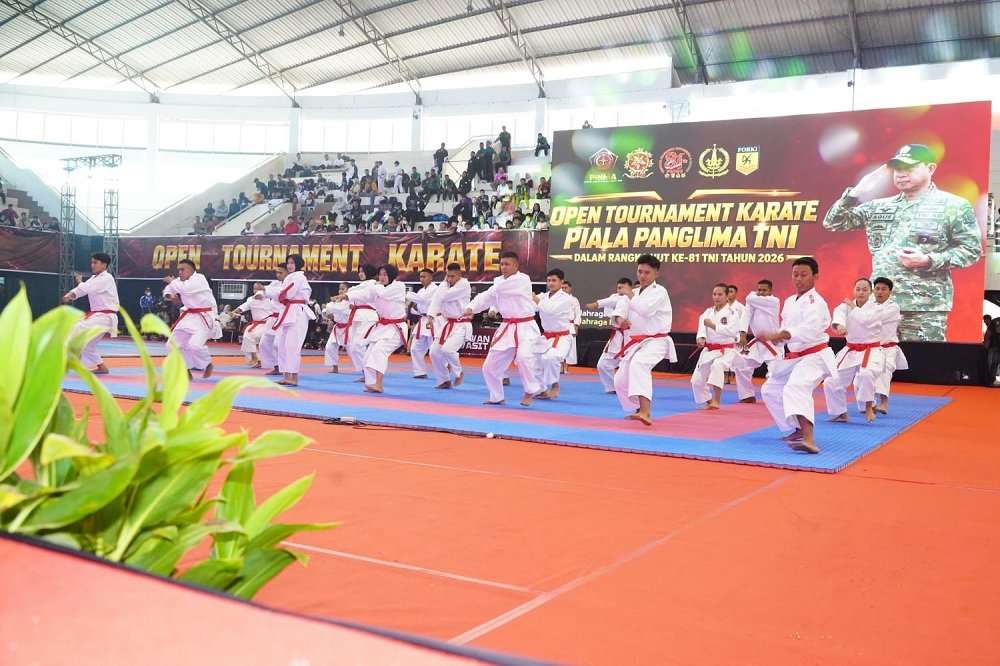 Ribuan Atlet dari Sabang sampai Merauke Ramaikan Open Turnamen Karate Piala Panglima TNI