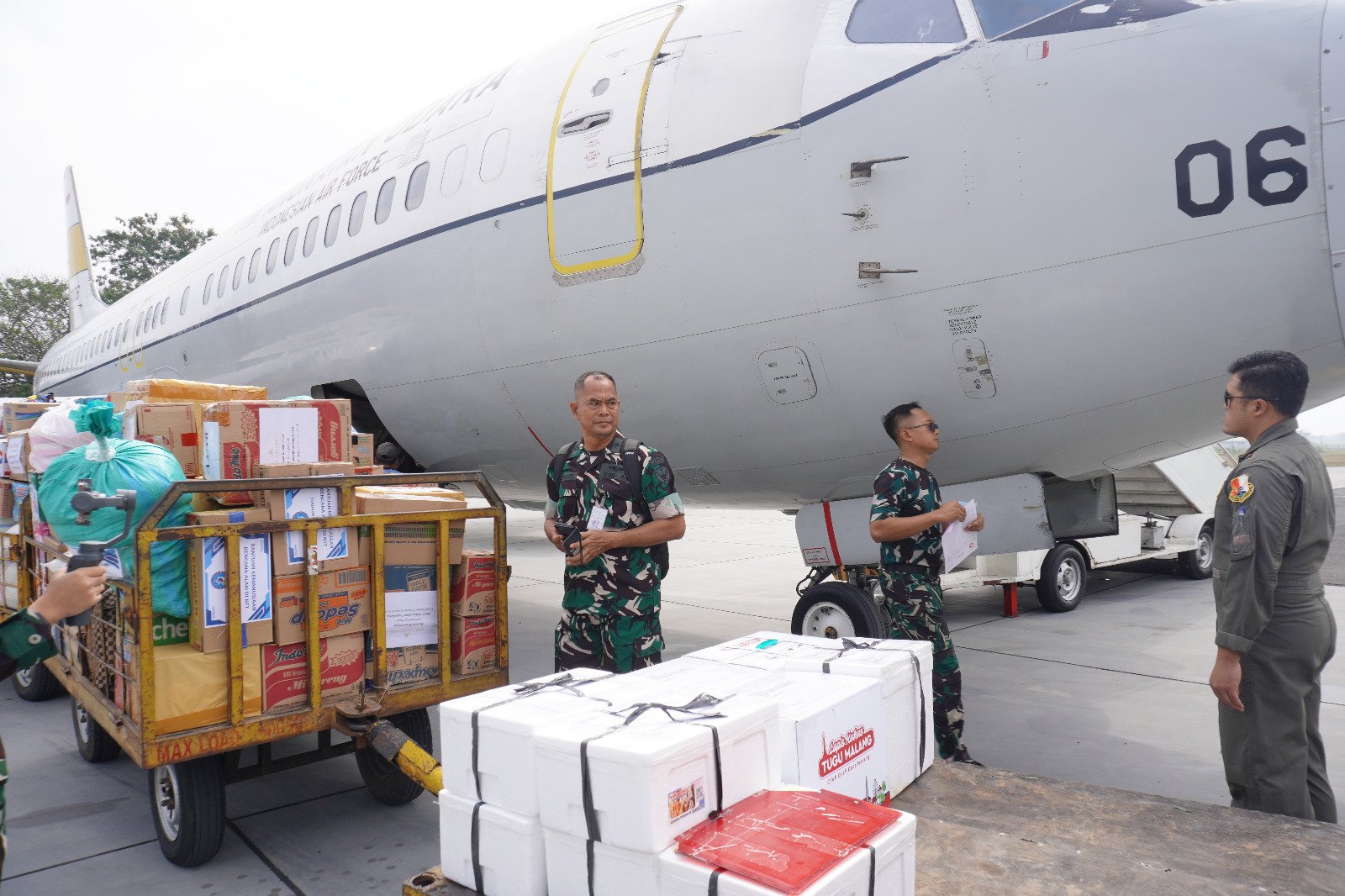 Lebih dari 2 Ton Bantuan dari Malang Diterbangkan untuk Korban Gempa NTT