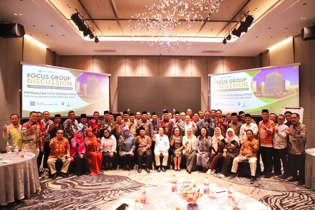 Optimalisasi SDM dan Aset, Kepala Biro AAKK UIN Malang Hadiri FGD dengan Sekjen Kemenag RI