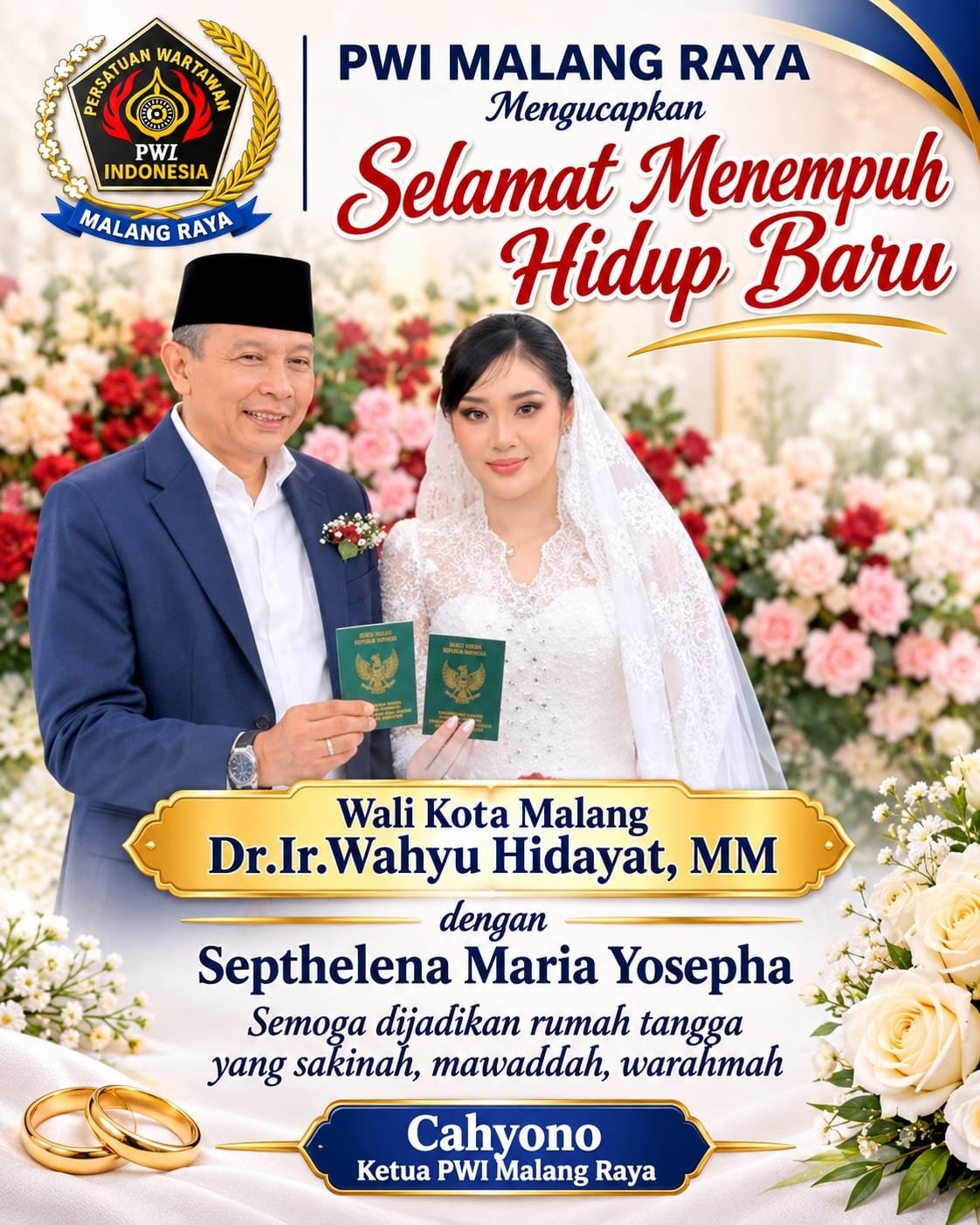 Ucapan Selamat Wahyu Hidayat Menikah