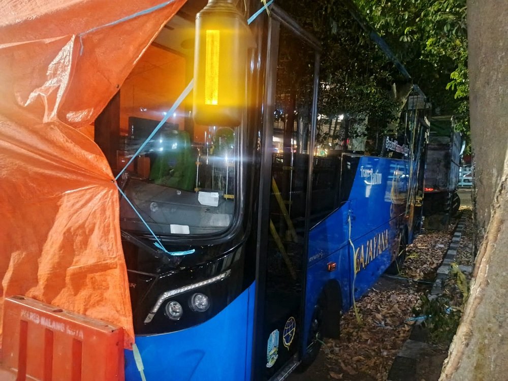 Pulang Seleksi MTQ, Siswi MIN 1 Malang Meninggal Usai Jatuh dan Tertabrak Bus Trans Jatim