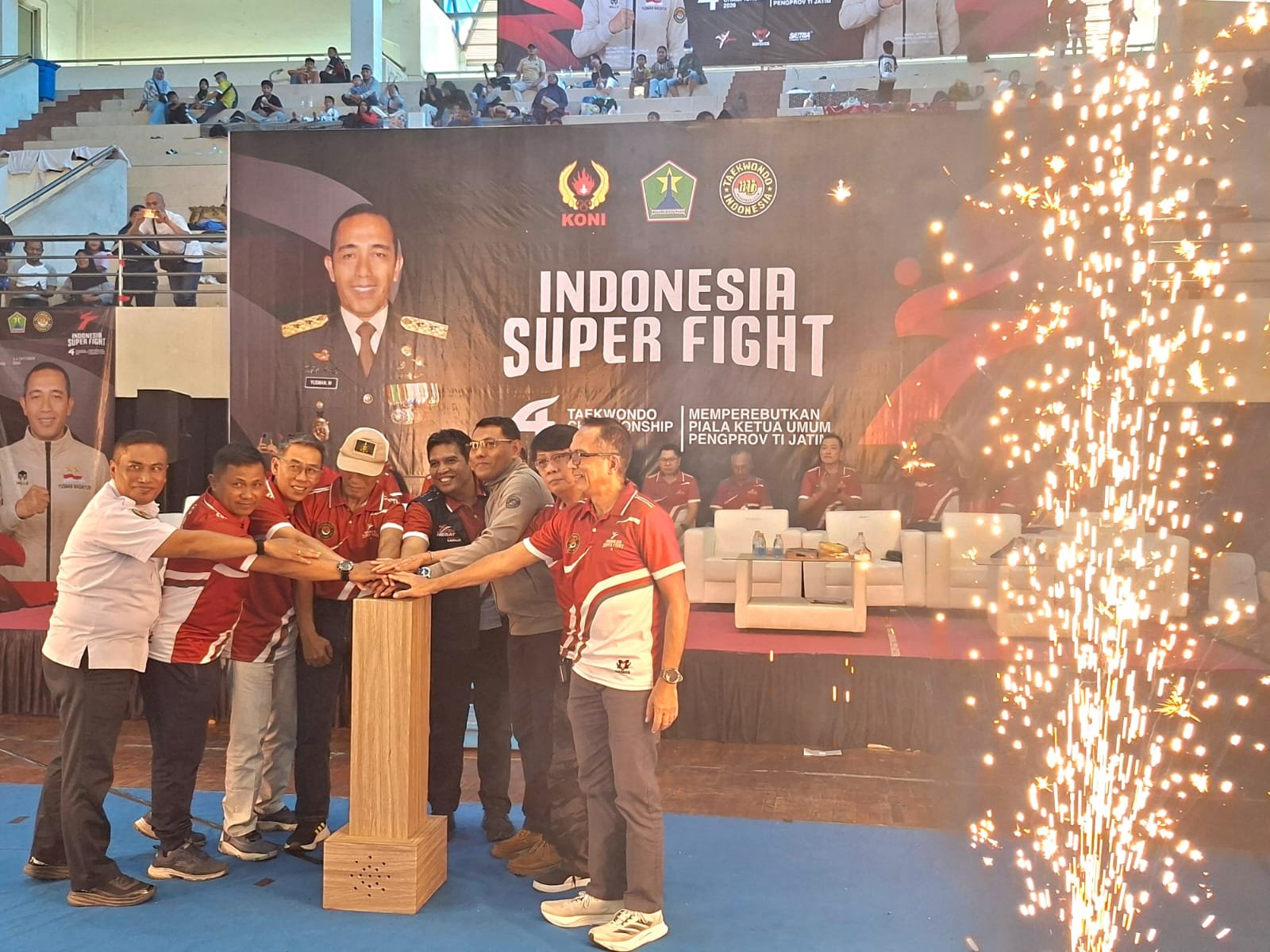 Persiapkan Atlet di Popda dan Porprov, Pengprov Taekwondo Indonesia Jatim Gelar Indonesia Super Fight 4