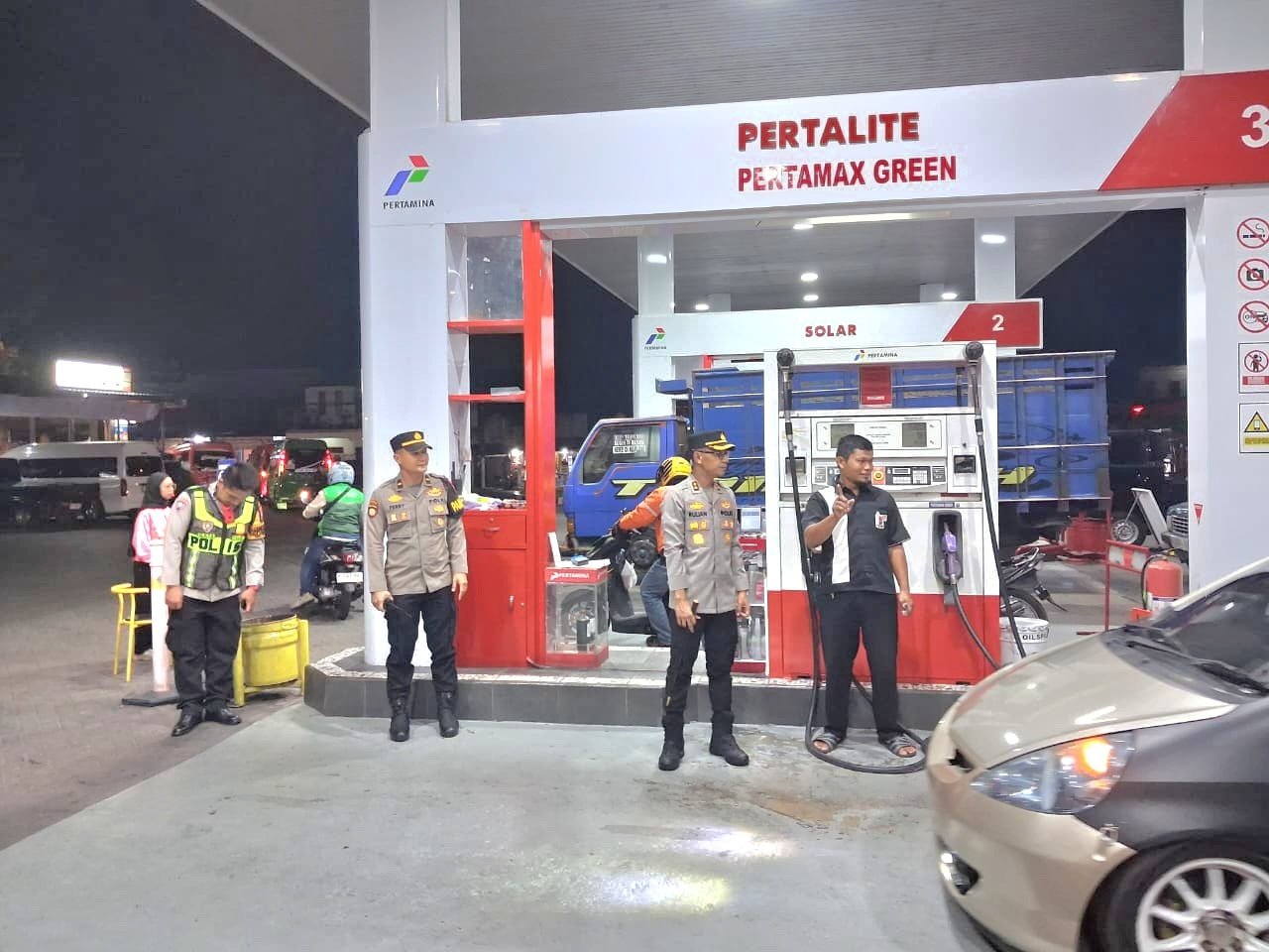 Polres Malang Pastikan Stok BBM di Sejumlah SPBU di Kabupaten Malang Aman