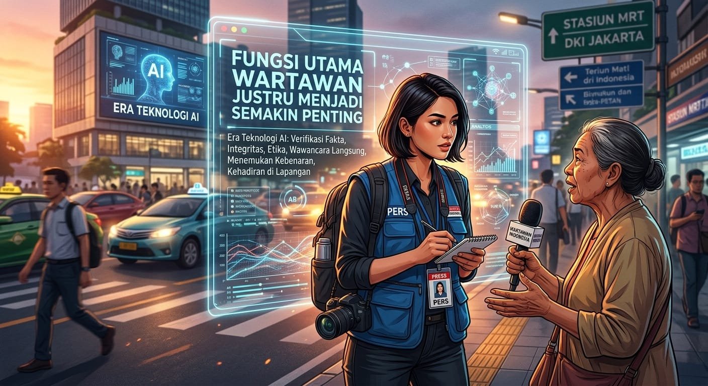 Era Teknologi AI, Fungsi Utama Wartawan Justru Menjadi Semakin Penting