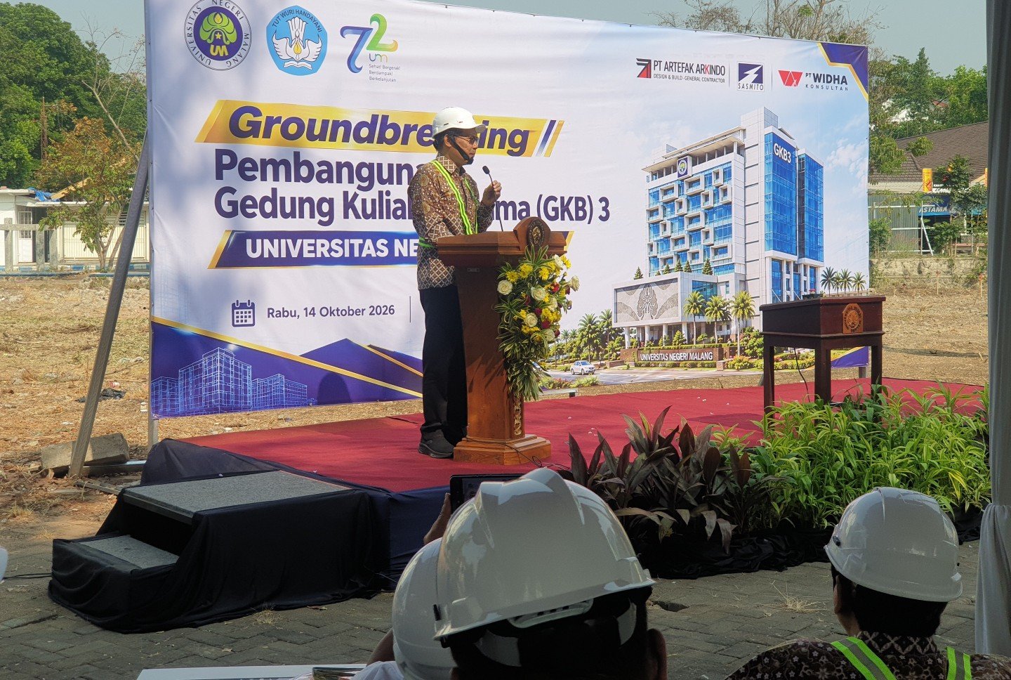 Bangun Gedung 11 Lantai, Rektor UM Tegaskan Pembangunan GKB 3 Demi Fasilitas Belajar Berkualitas